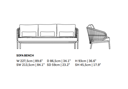 SUNS tuinmeubelen SUNS | Tosca | Sofa Set |