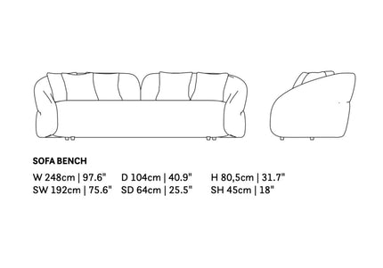 SUNS tuinmeubelen Suns | Venosa | Sofa Set |