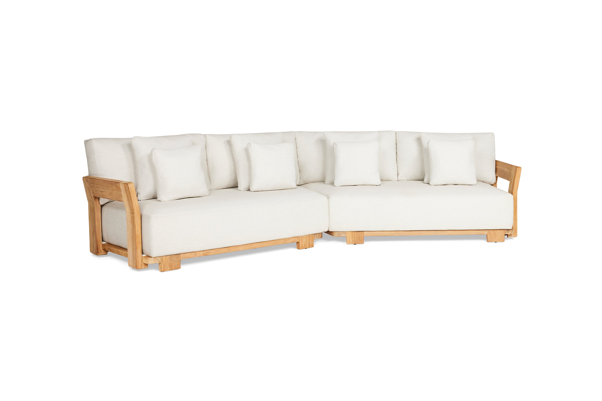 Teak | Light Sand Gravel
