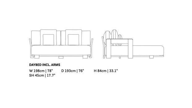 SUNS tuinmeubelen SUNS | Vento | Daybed |
