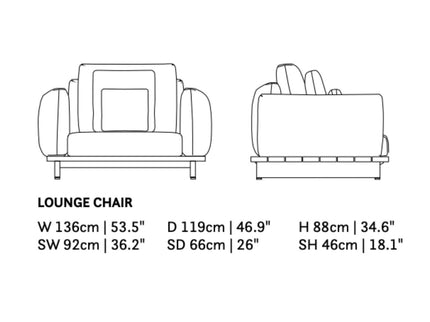 SUNS tuinmeubelen Suns | Volar | Lounge Stoel |