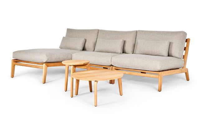 SUNS tuinmeubelen Termoli | Chaisse Loungeset | SVLK Teak