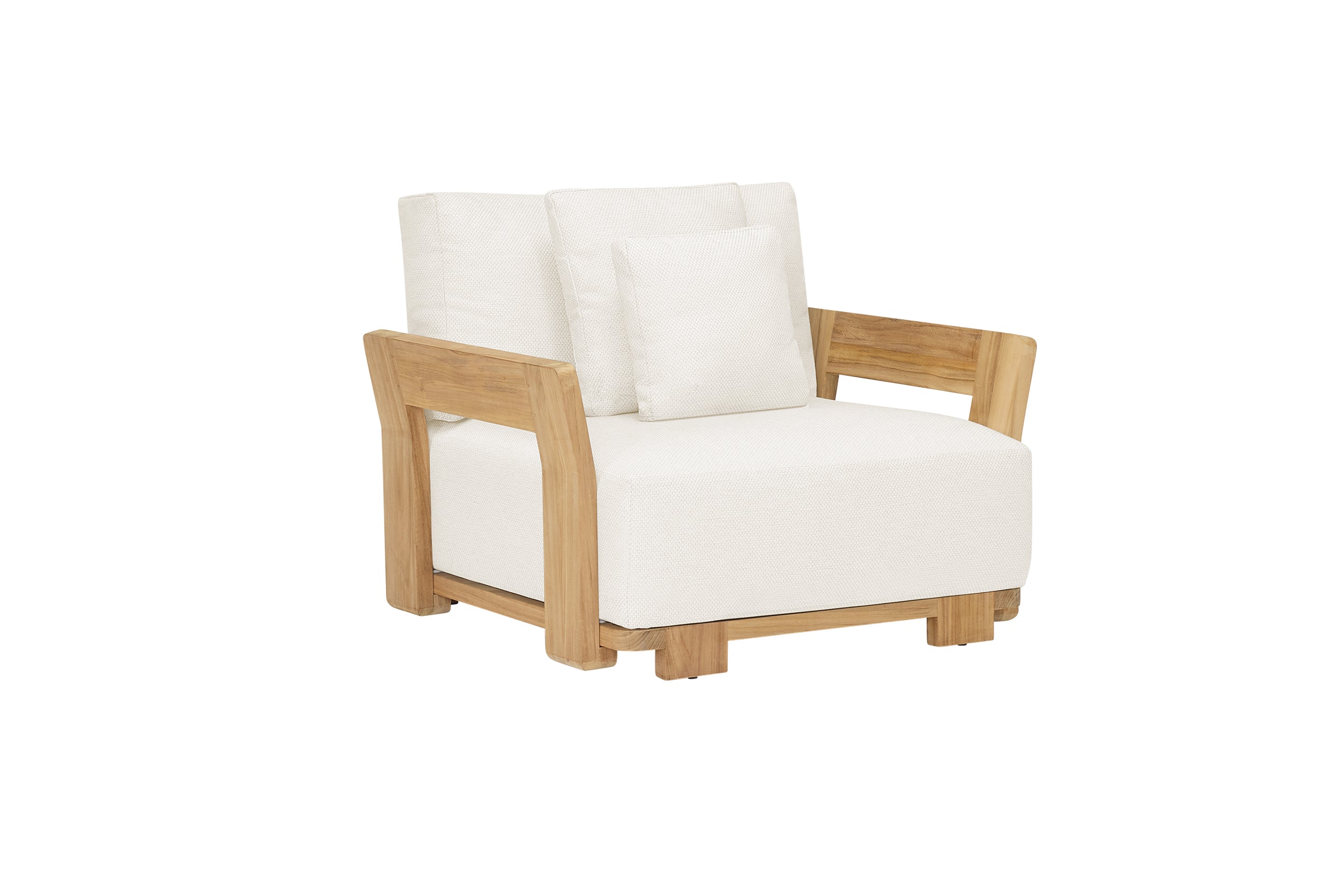 Teak | Light Sand Gravel / Zonder Hocker