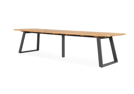 SUNS tuinmeubelen Tomar tuintafel | 3 maten | Matt Royal Grey Frame