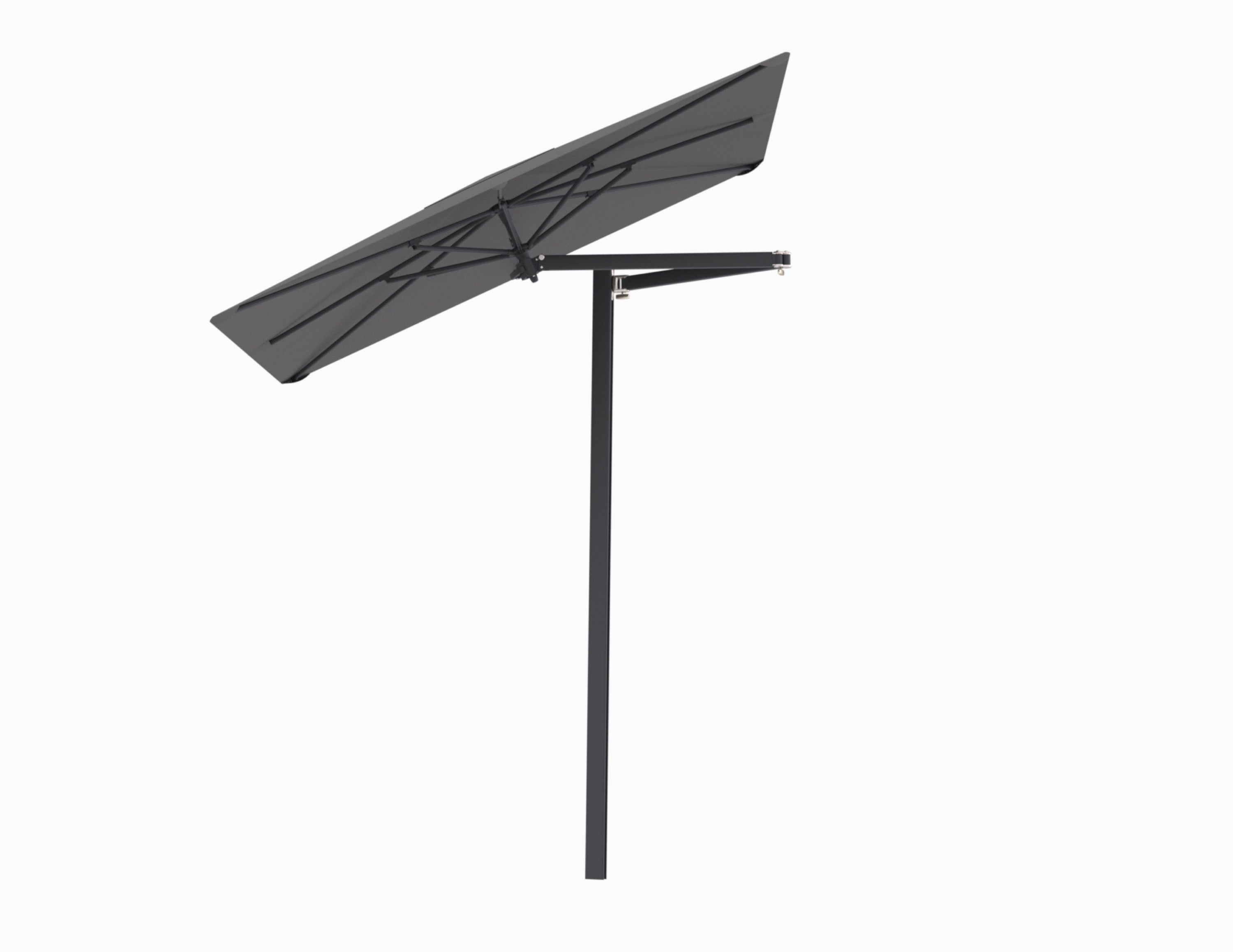 Zwart / 2x2 m / Grey (QS)