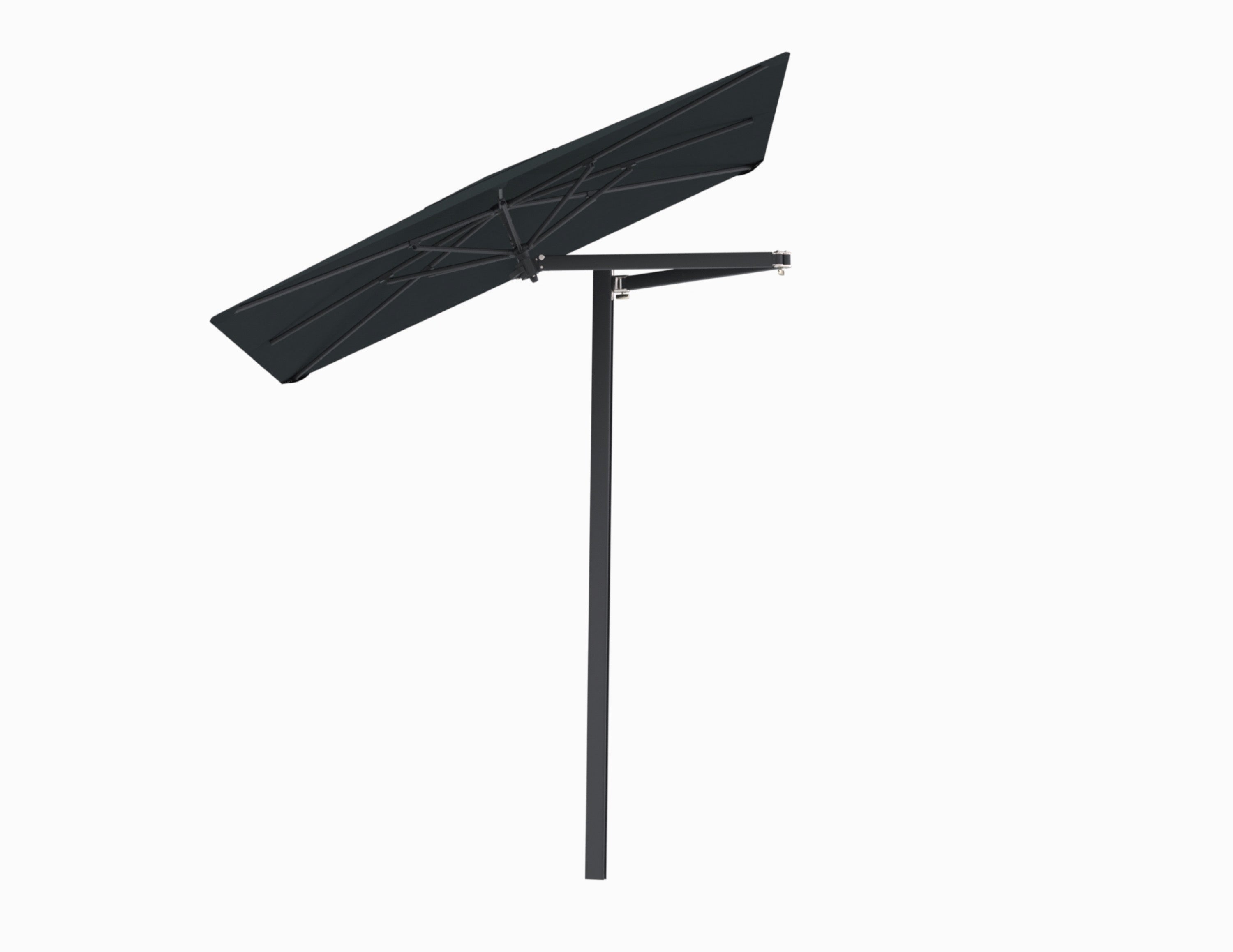 Zwart / 2x2 m / Zwart (QS)