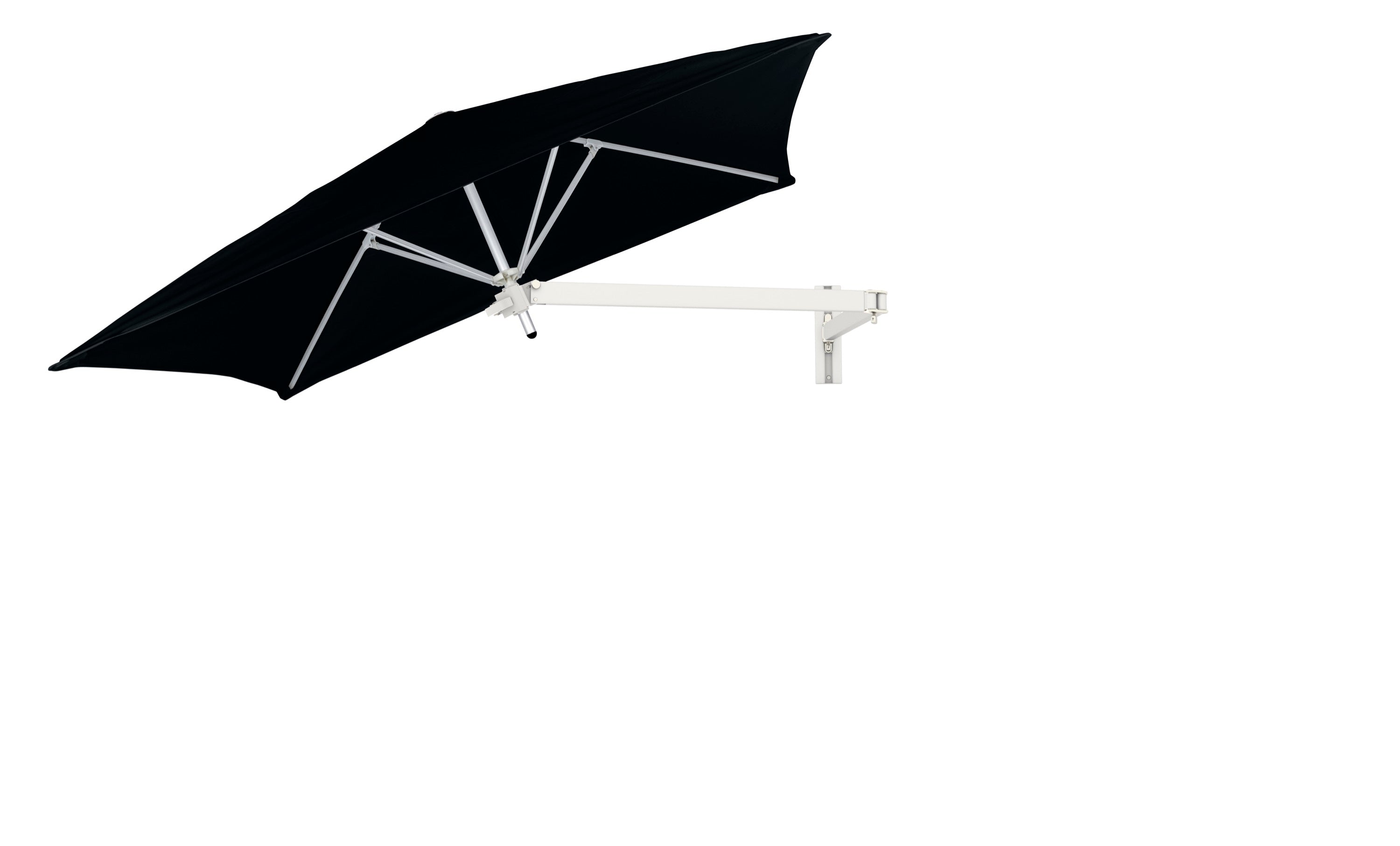 2x2 m / Alu / Zwart (QS | Alleen 2.3m model)