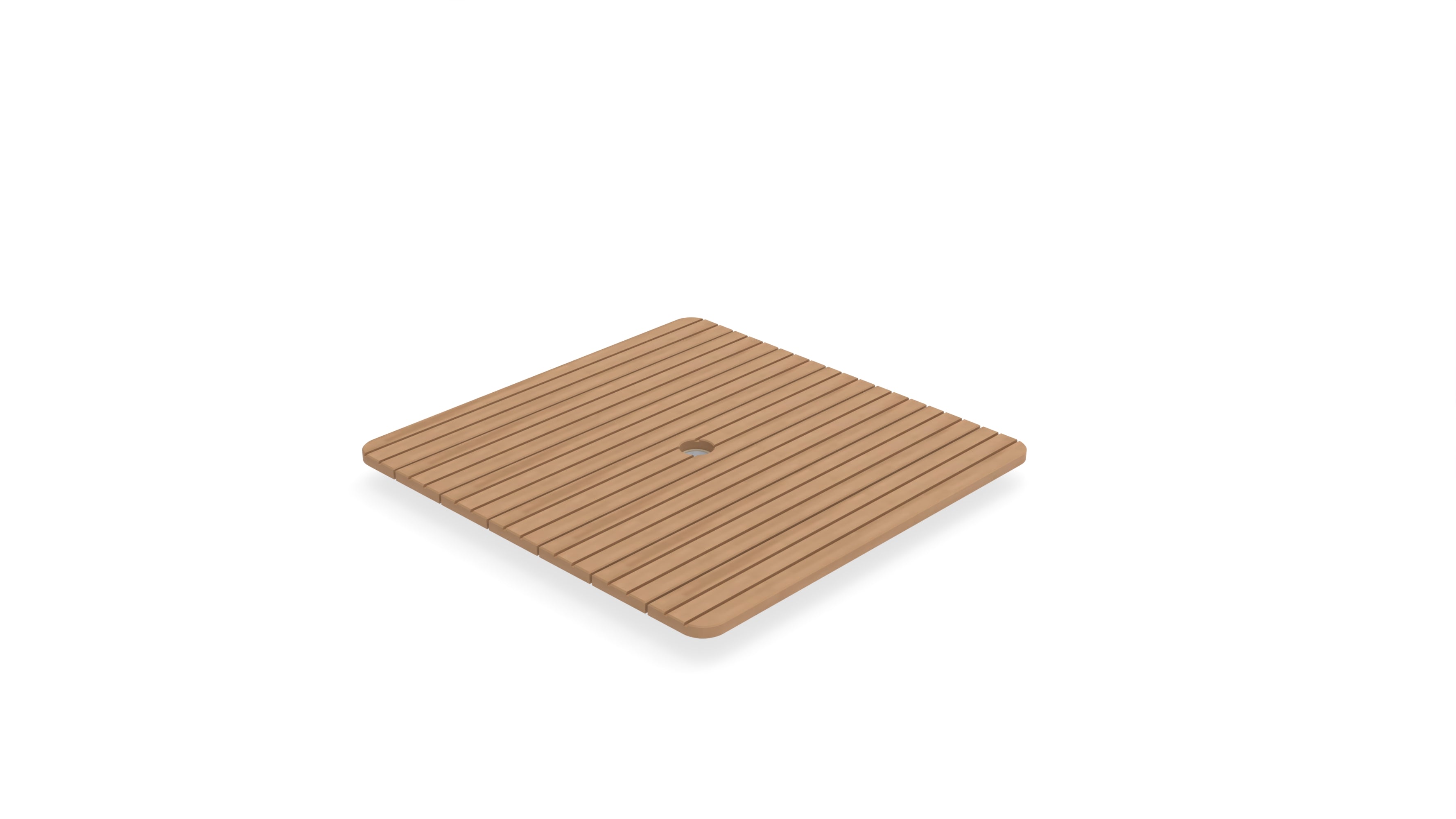 Large Flat voet | Wood