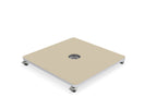 Large Flat voet | Beige Limestone