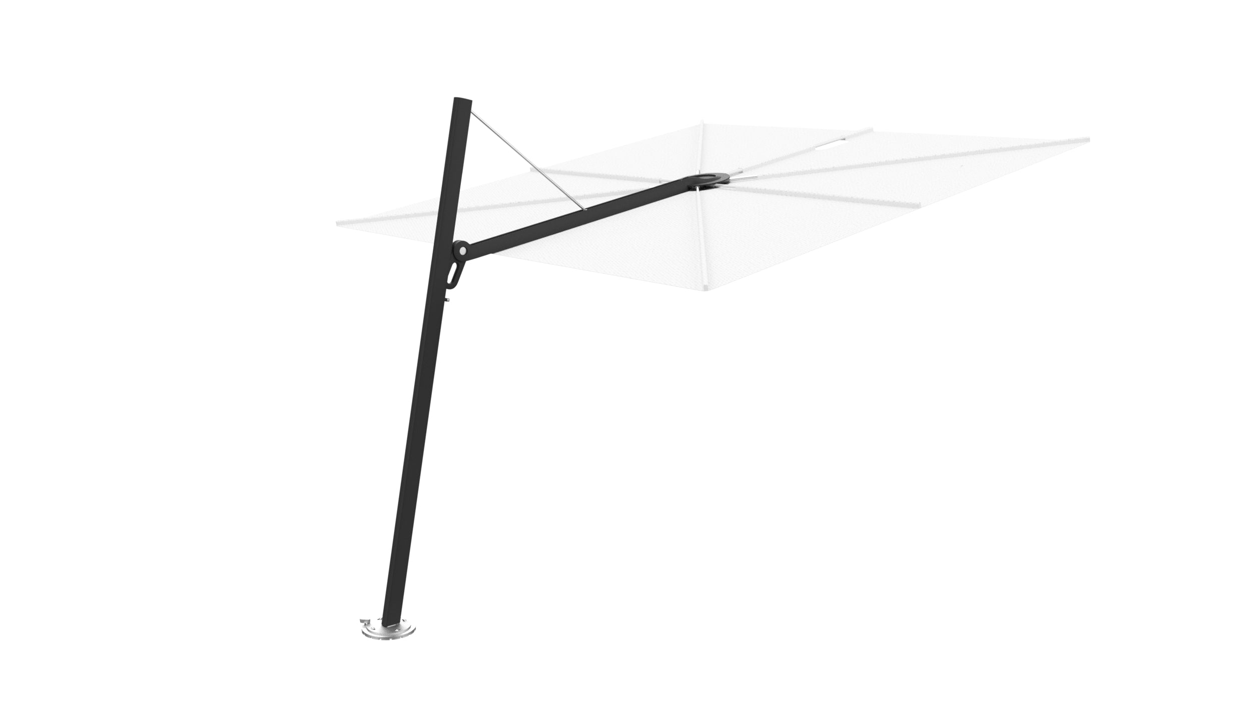 Zwart / 2.5x2.5m / Natural (QS)