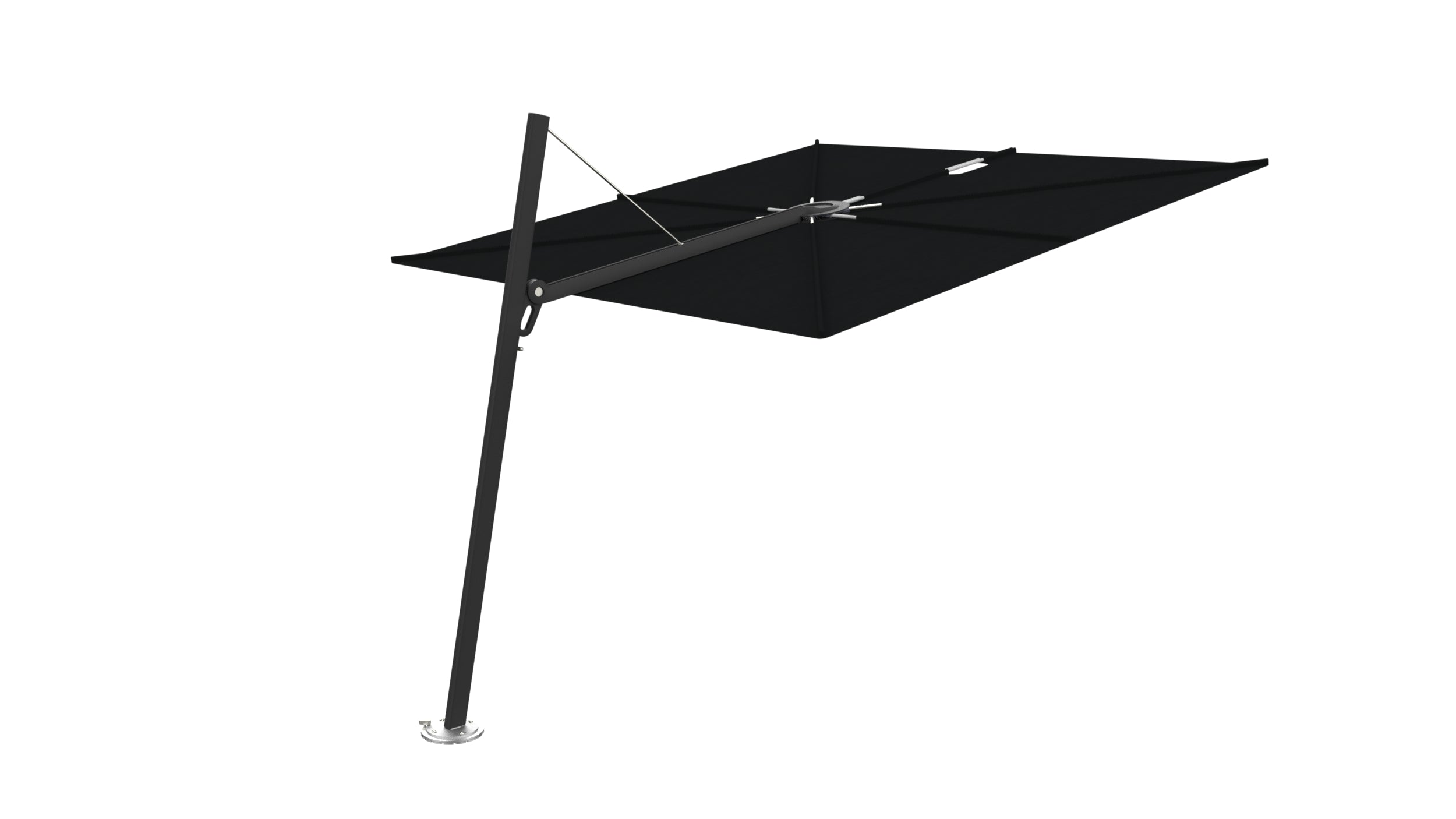 Zwart / 2.5x2.5m / Black (QS)