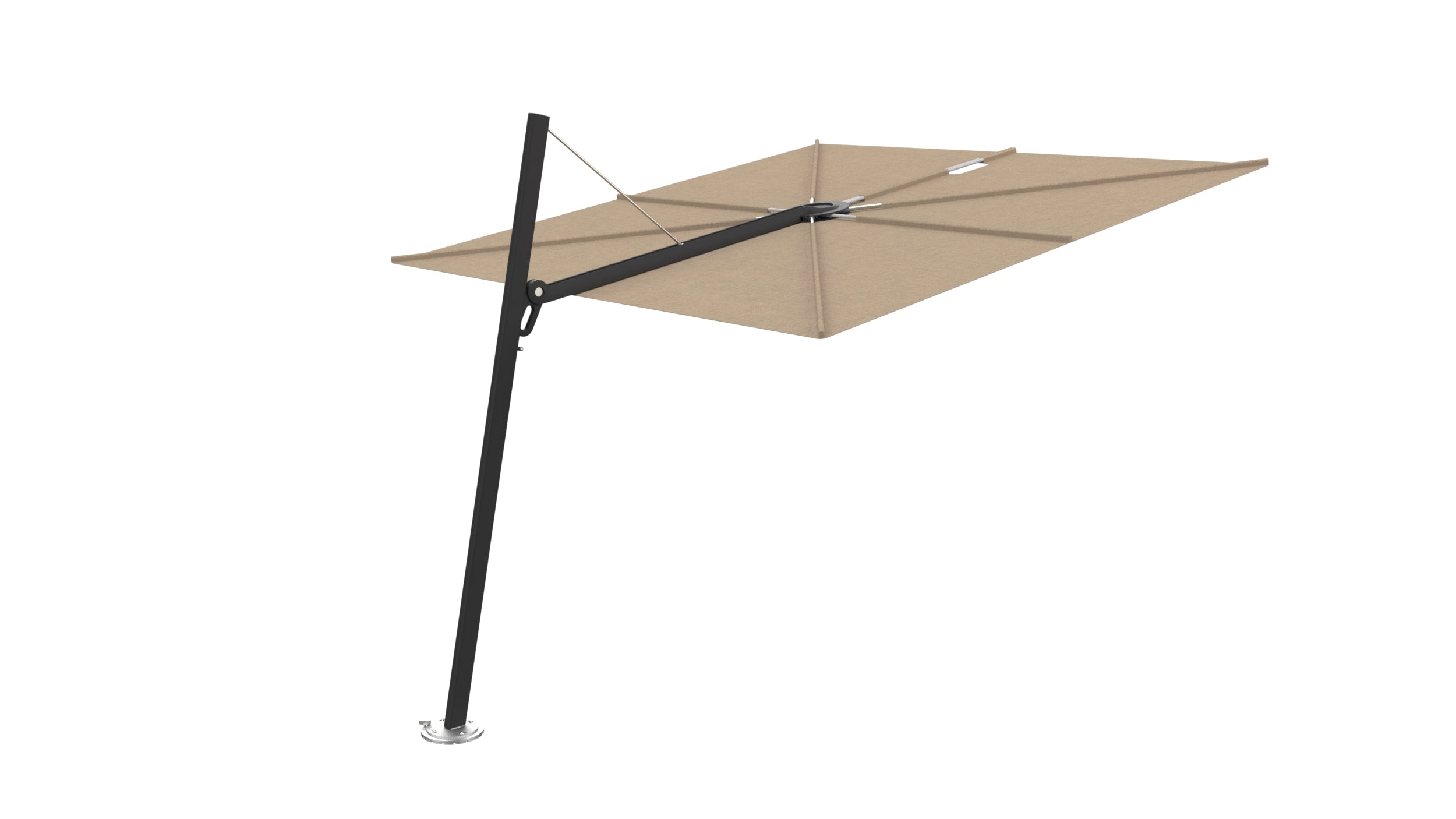 Zwart / 2.5x2.5m / Sand (QS)