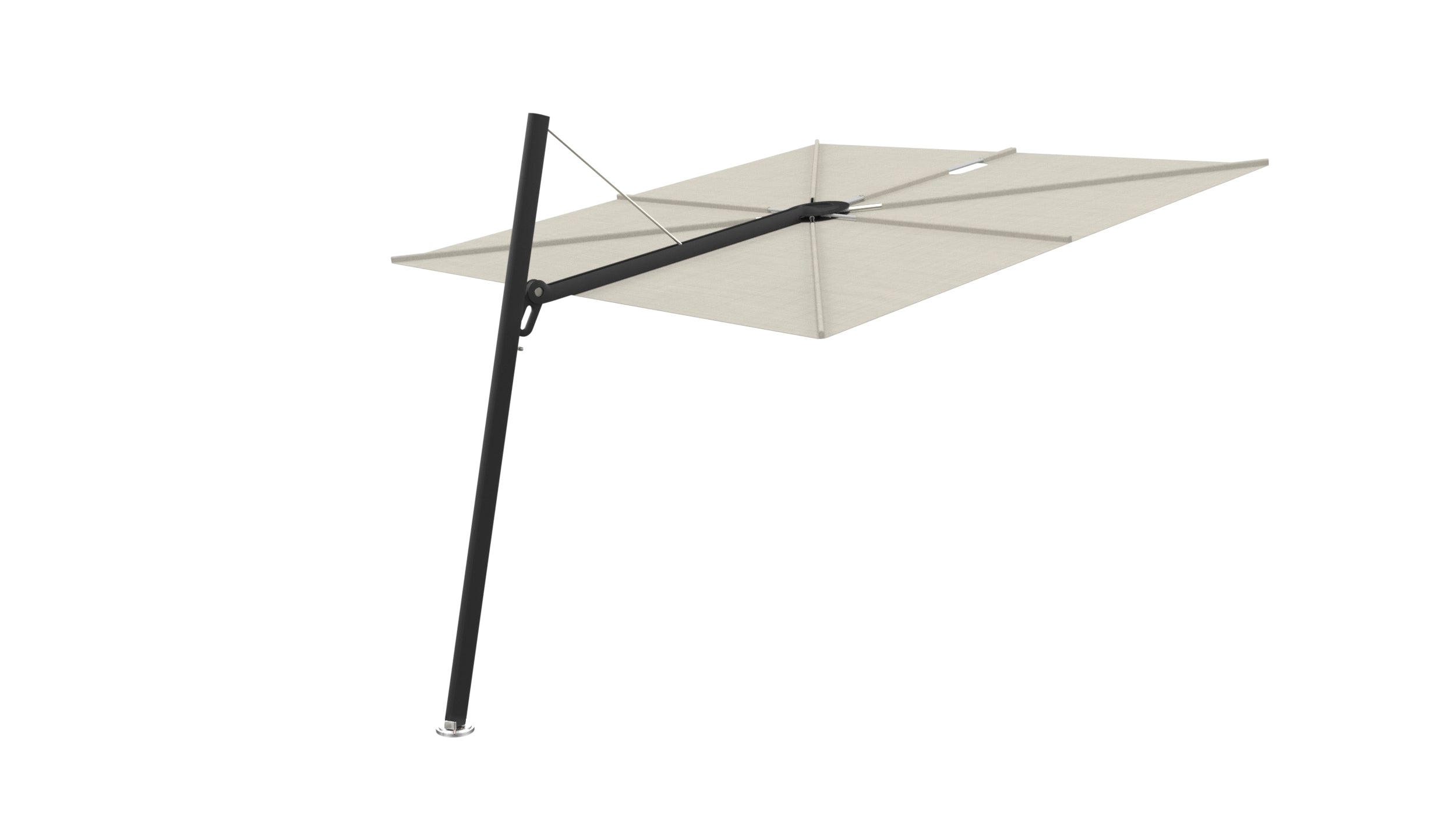 Zwart / 2.5x2.5m / Lin