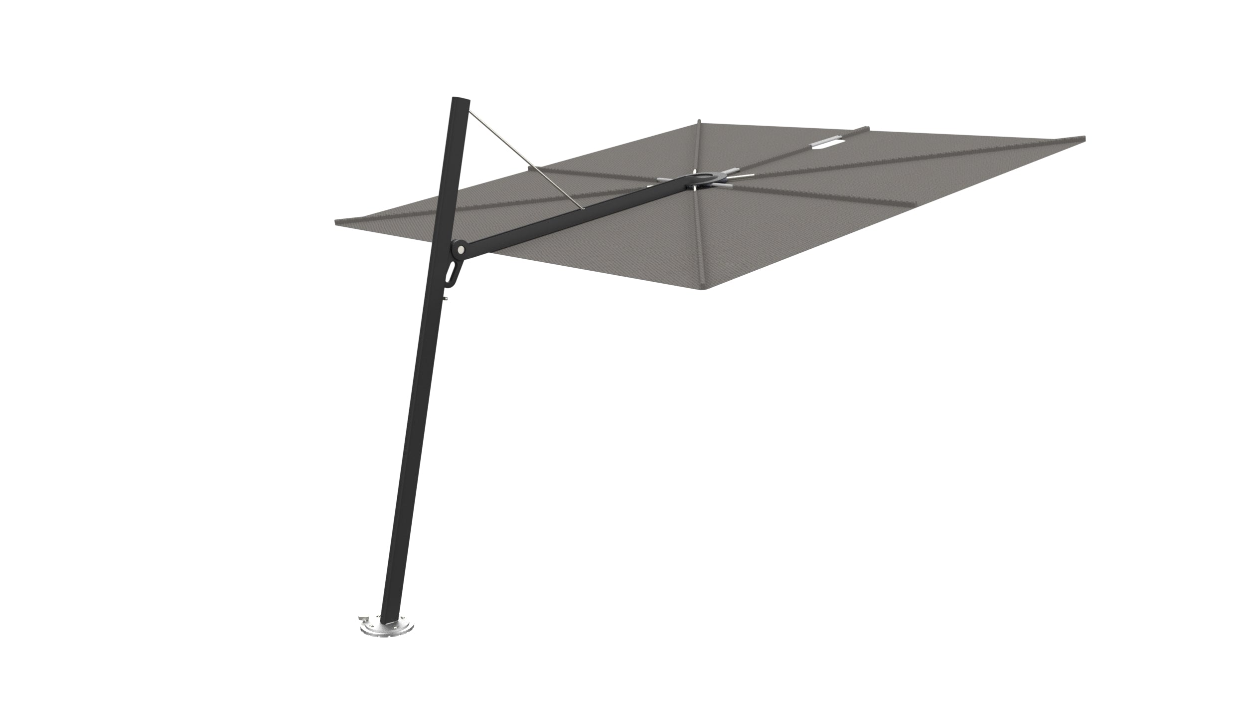 Zwart / 2.5x2.5m / Grey