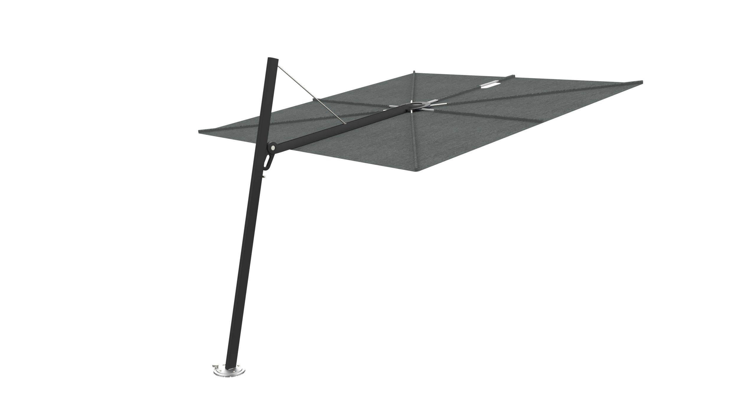 Zwart / 2.5x2.5m / Flanelle