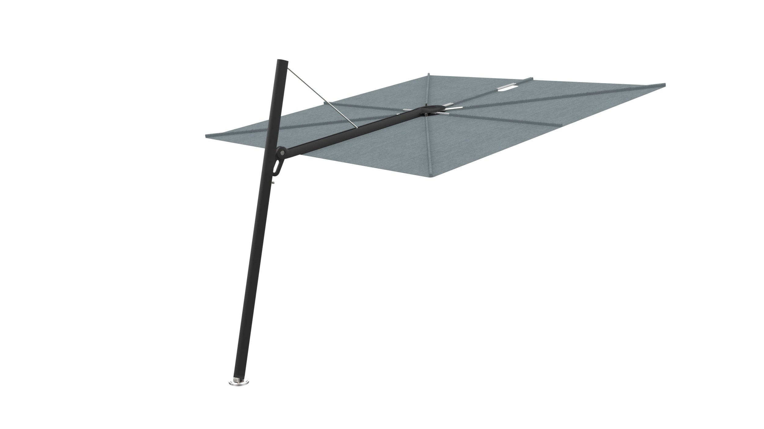 Zwart / 2.5x2.5m / Acqua