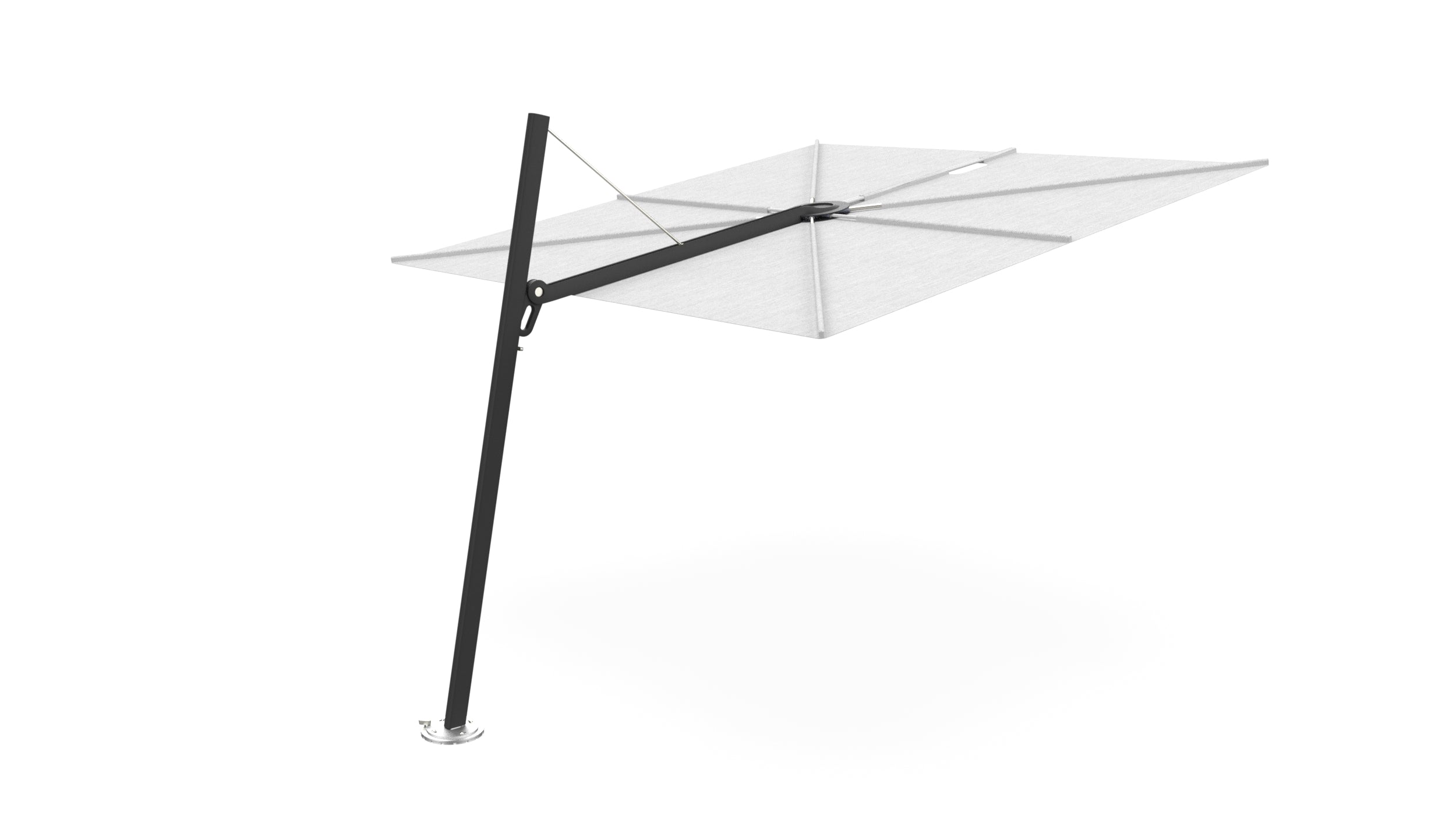 Zwart / 2.5x2.5m / Marble
