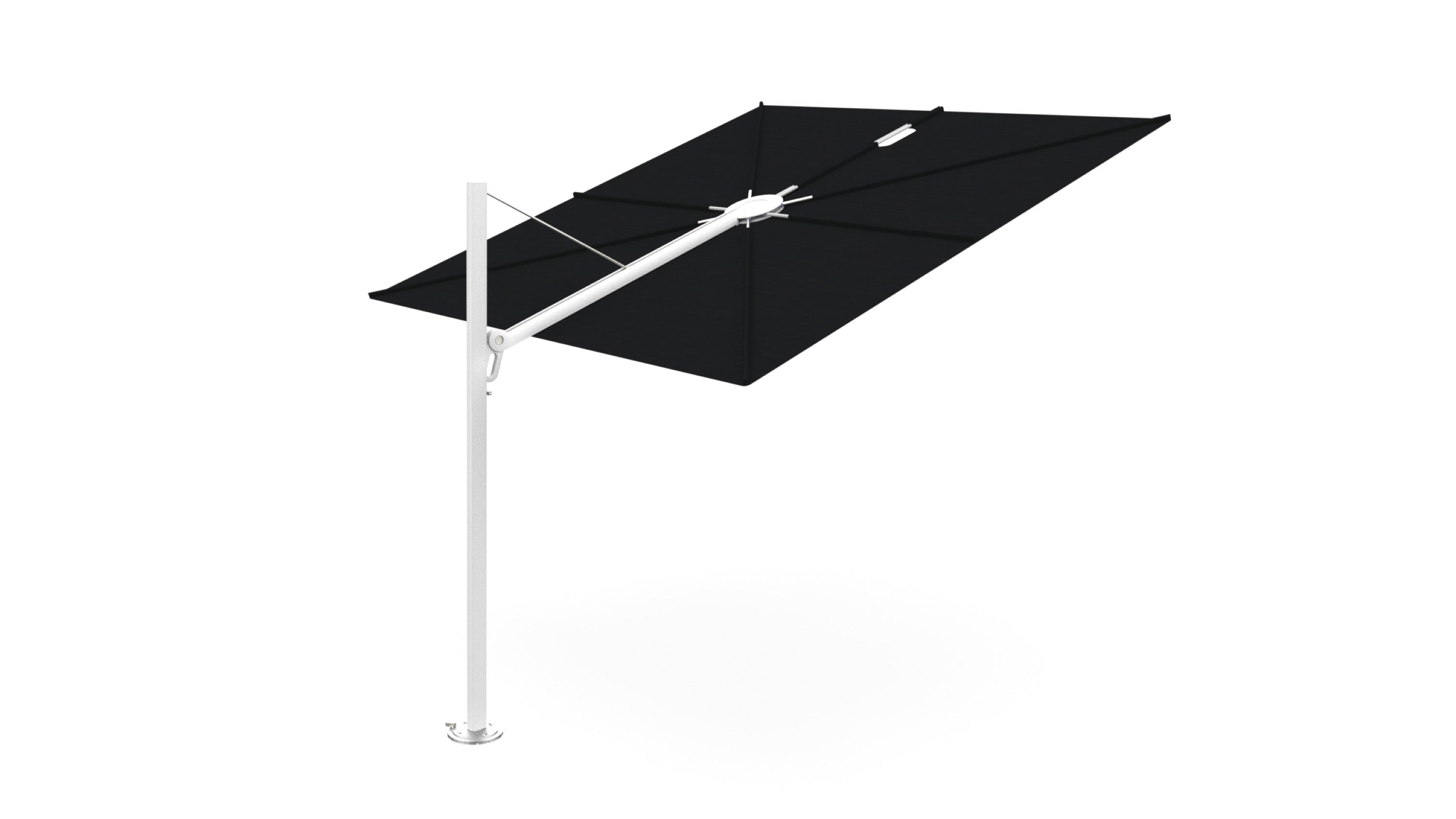 Wit / 2.5x2.5m / Black (QS)