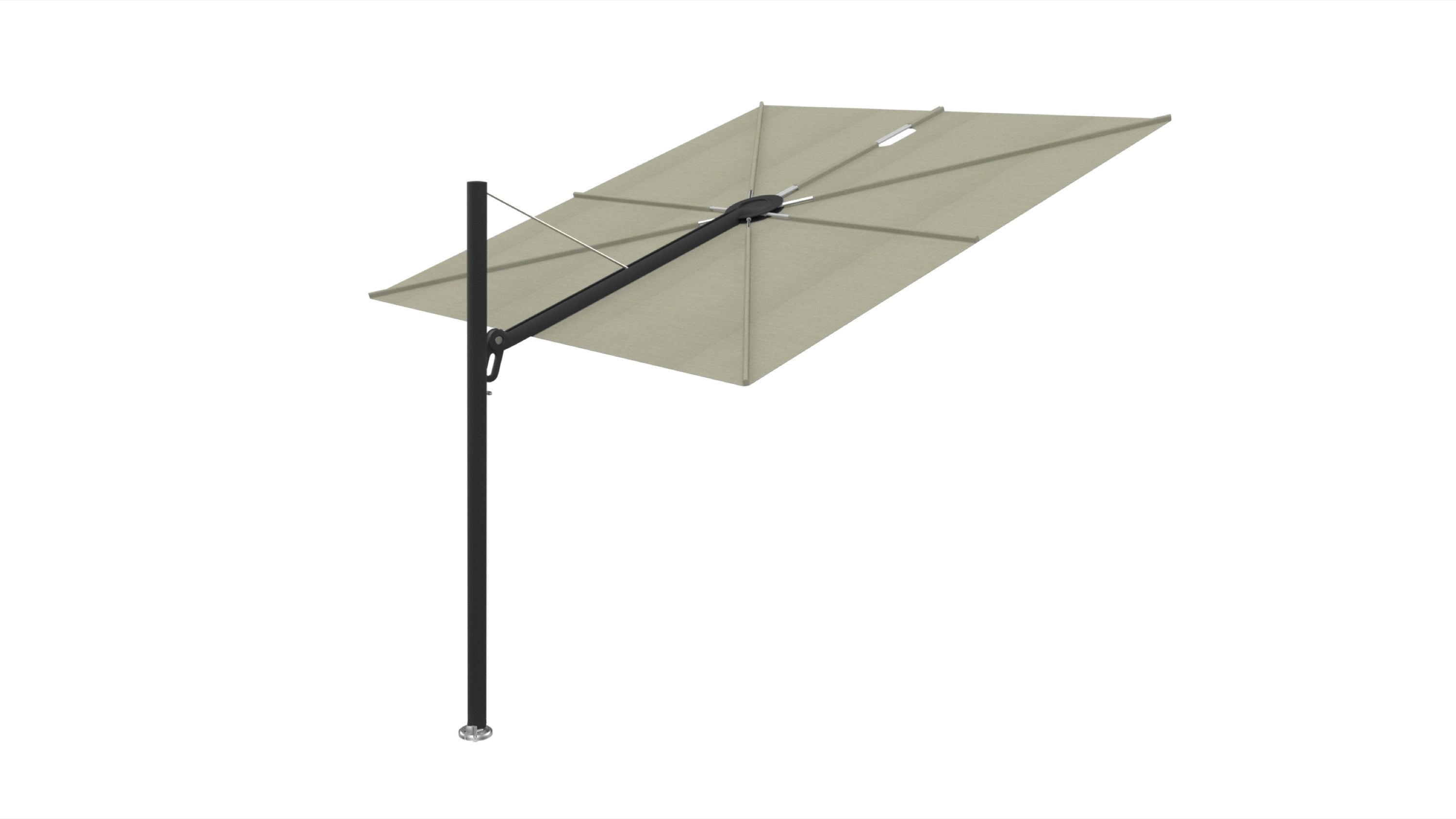 Zwart / 2.5x2.5m / Apio