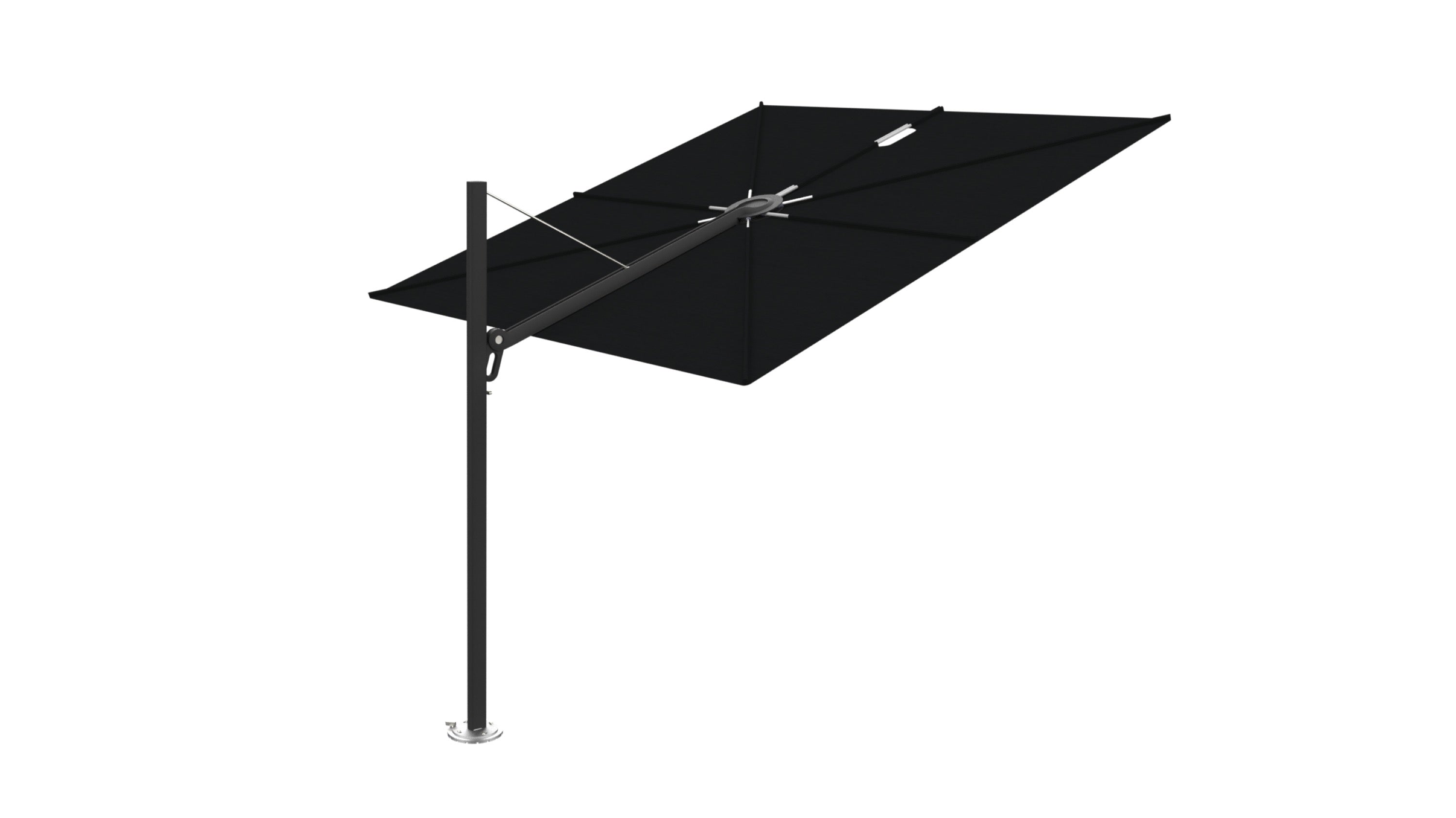 Zwart / 2.5x2.5m / Black (QS)