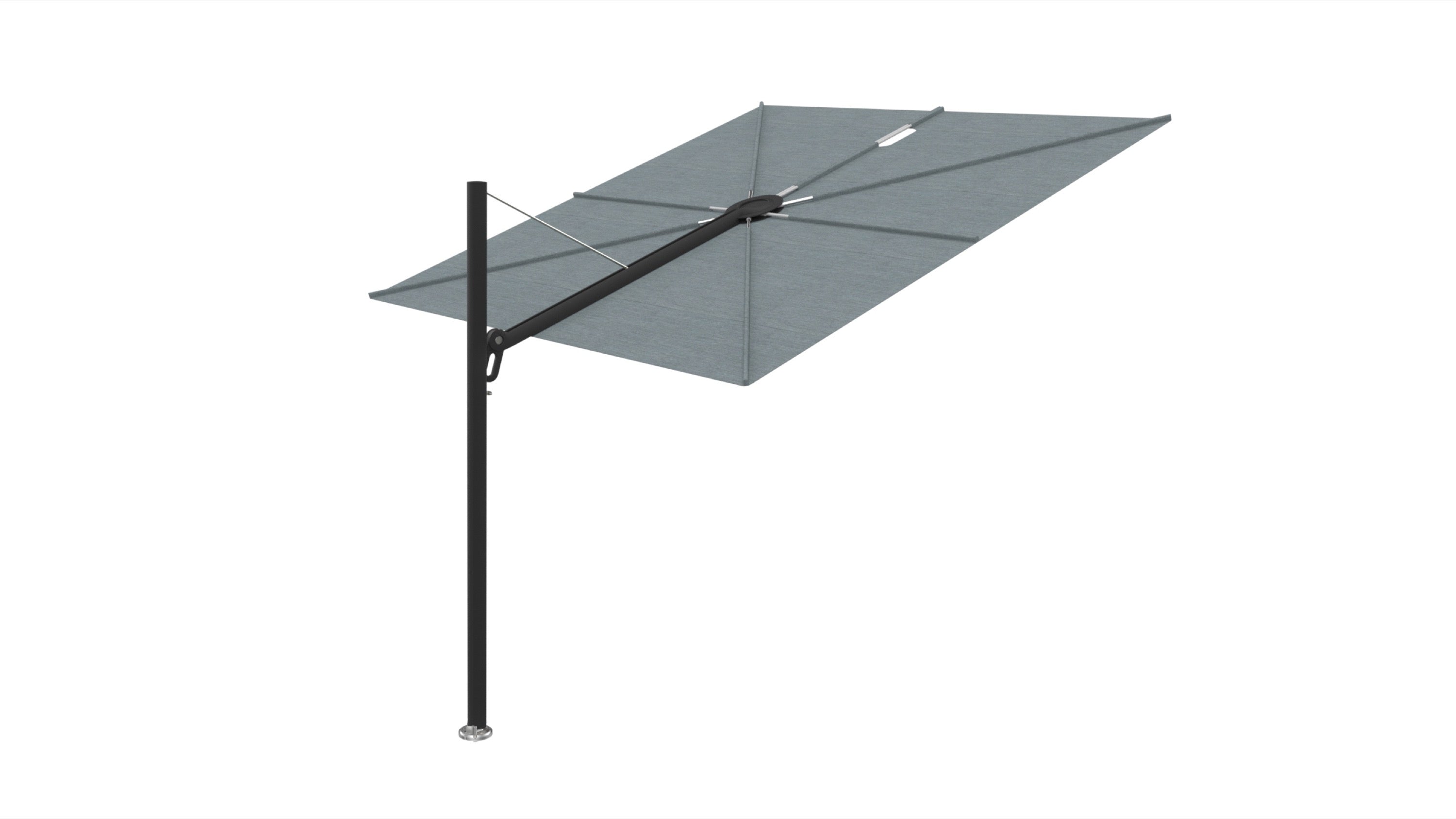 Zwart / 2.5x2.5m / Acqua