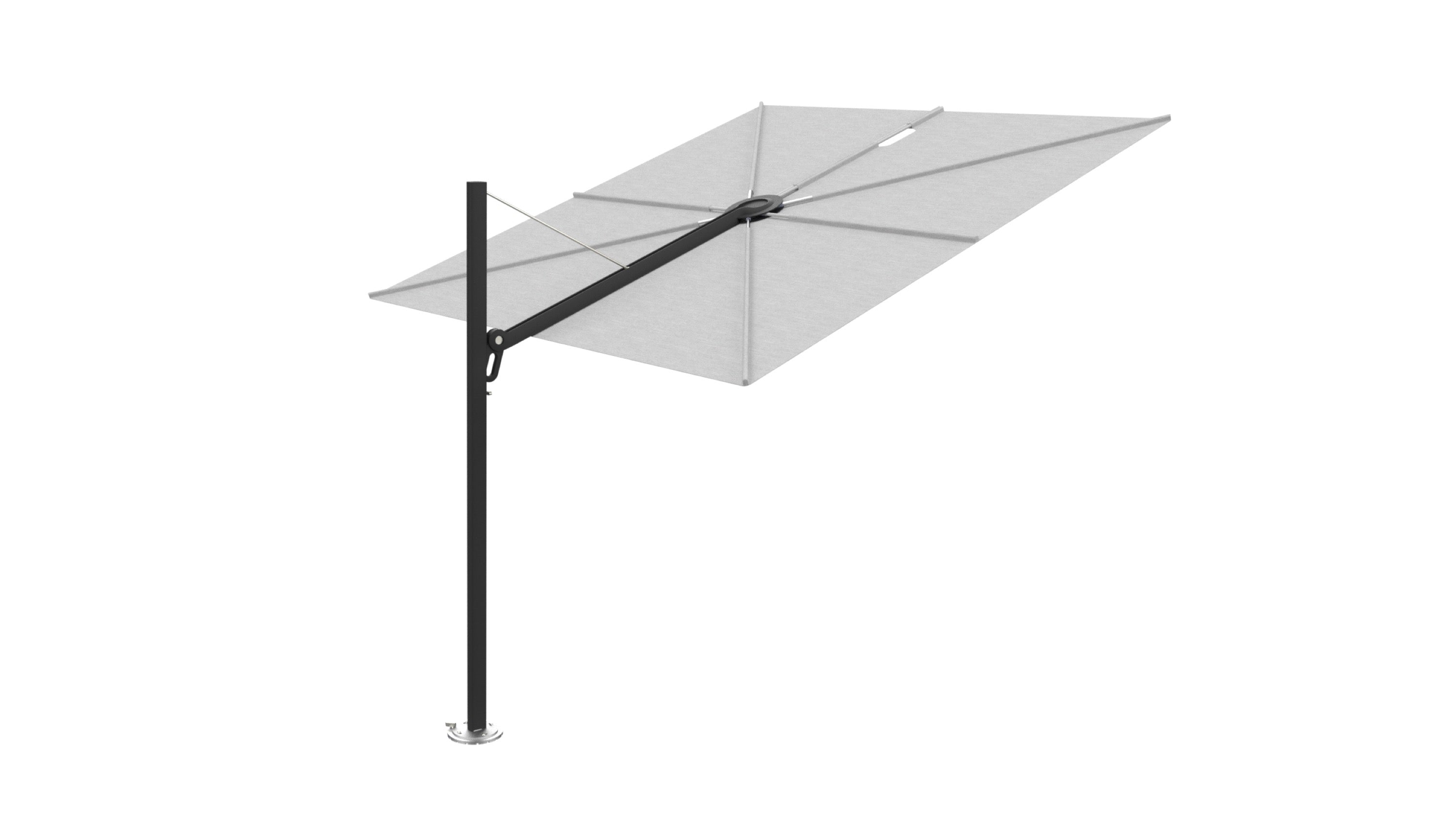 Zwart / 2.5x2.5m / Marble