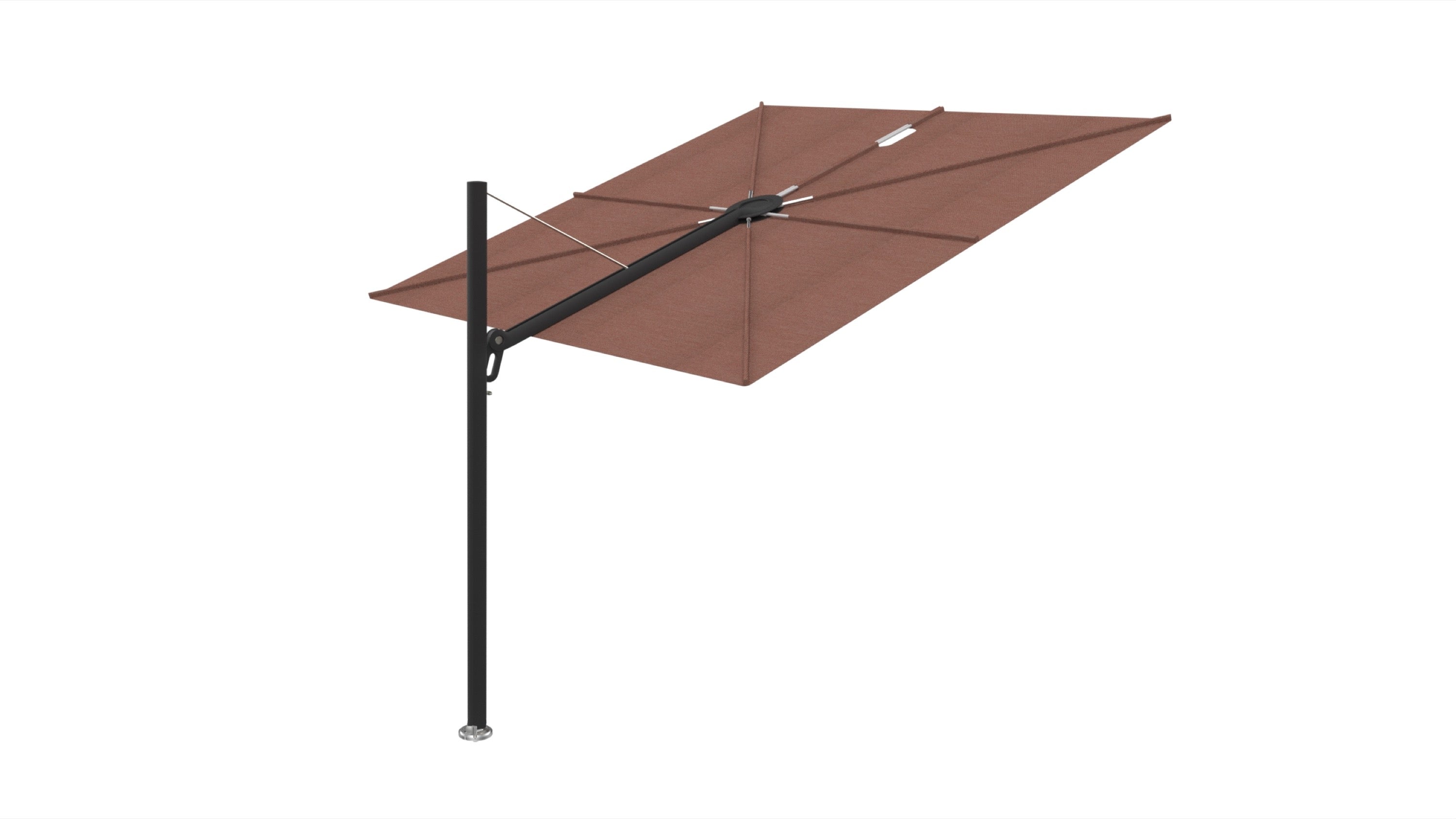 Zwart / 2.5x2.5m / Terra