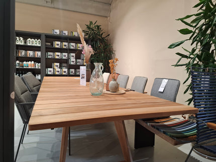 Wolfwood tuinmeubelen Bo | Diner Tafel | Uitschuifbaar | 280/400x100 | Demo Model