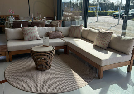 Wolfwood tuinmeubelen Coffee Bay Loungeset | met Luca salon tafel