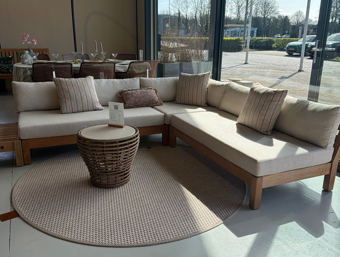 Wolfwood tuinmeubelen Coffee Bay Loungeset | met Luca salon tafel
