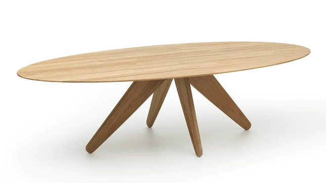 Wolfwood tuinmeubelen Durban 280 met 6 Norden tuinstoelen