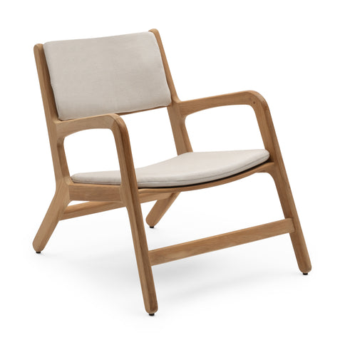 Wolfwood tuinmeubelen Norden loungestoel | teak | zonder kussens