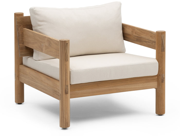 Wolfwood tuinmeubelen Piloti lounge stoel