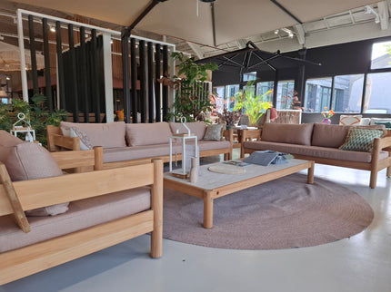 Wolfwood tuinmeubelen Piloti | Loungeset | Demo Model