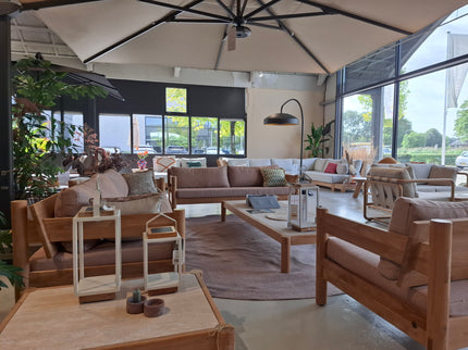 Wolfwood tuinmeubelen Piloti | Loungeset | Demo Model