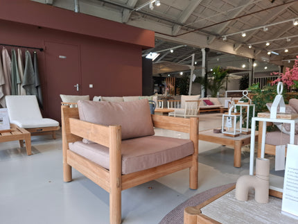 Wolfwood tuinmeubelen Piloti | Loungeset | Demo Model