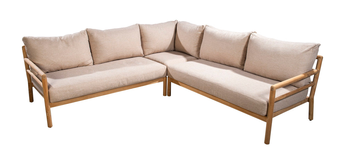 Maré | Chaiselongue Rechts | Teak/Multi Natural AW