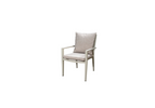 Frame alu salix met salix touw en kussens in vlasbeige.