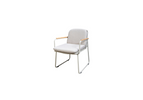 Frame in alu salix met rope salix en kussens in flax beige.