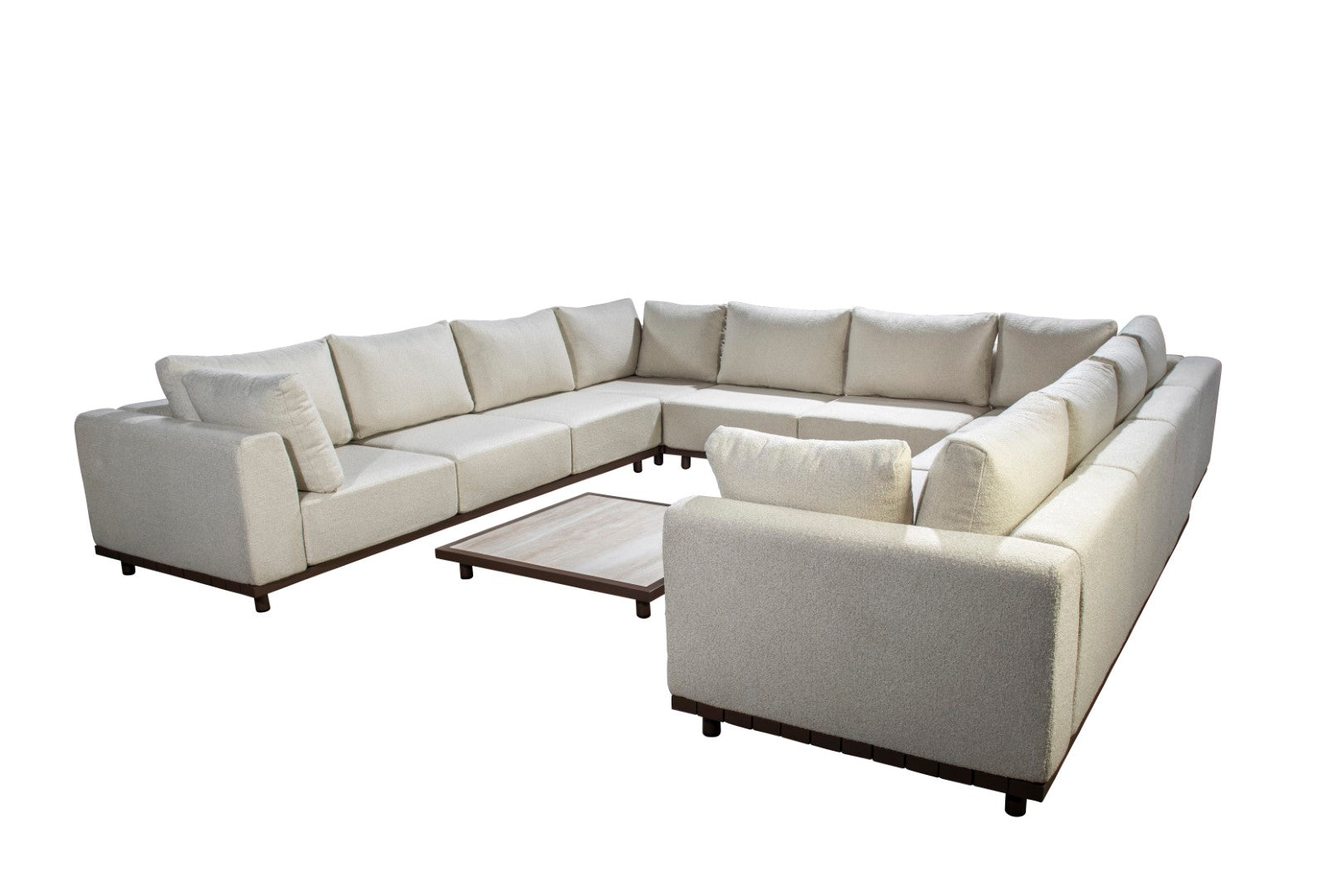 Bronze | Wool White / Met Salon Tafel