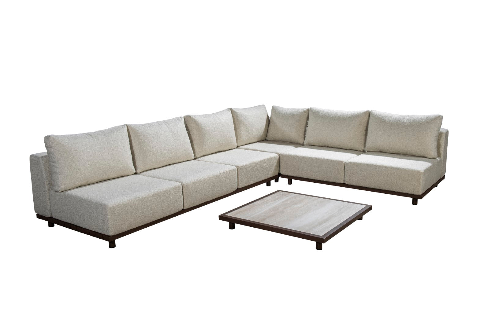 Bronze | Wool White / Coffee Table / Zonder Side Table