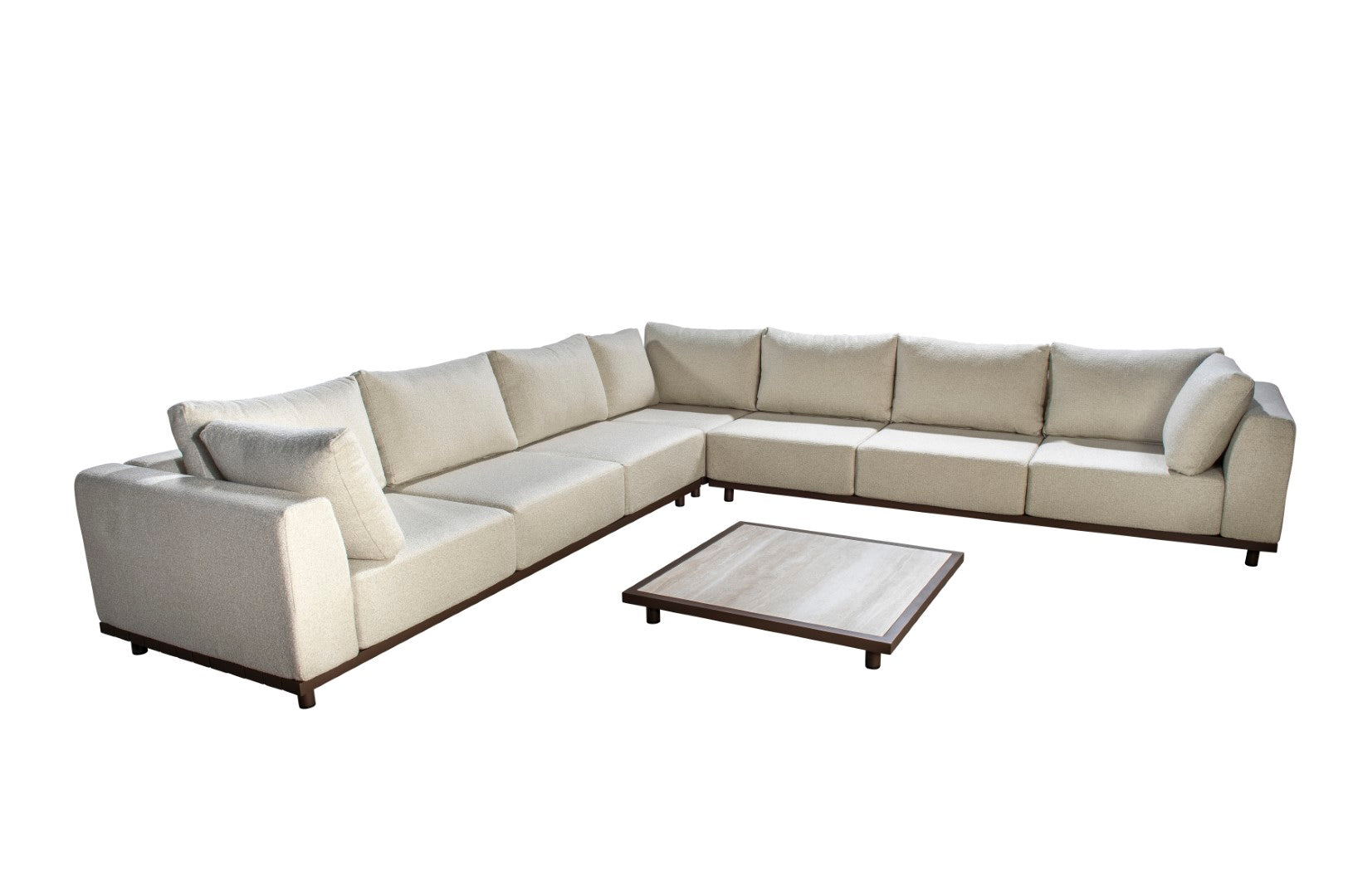 Bronze | Wool White / Met Salon Tafel