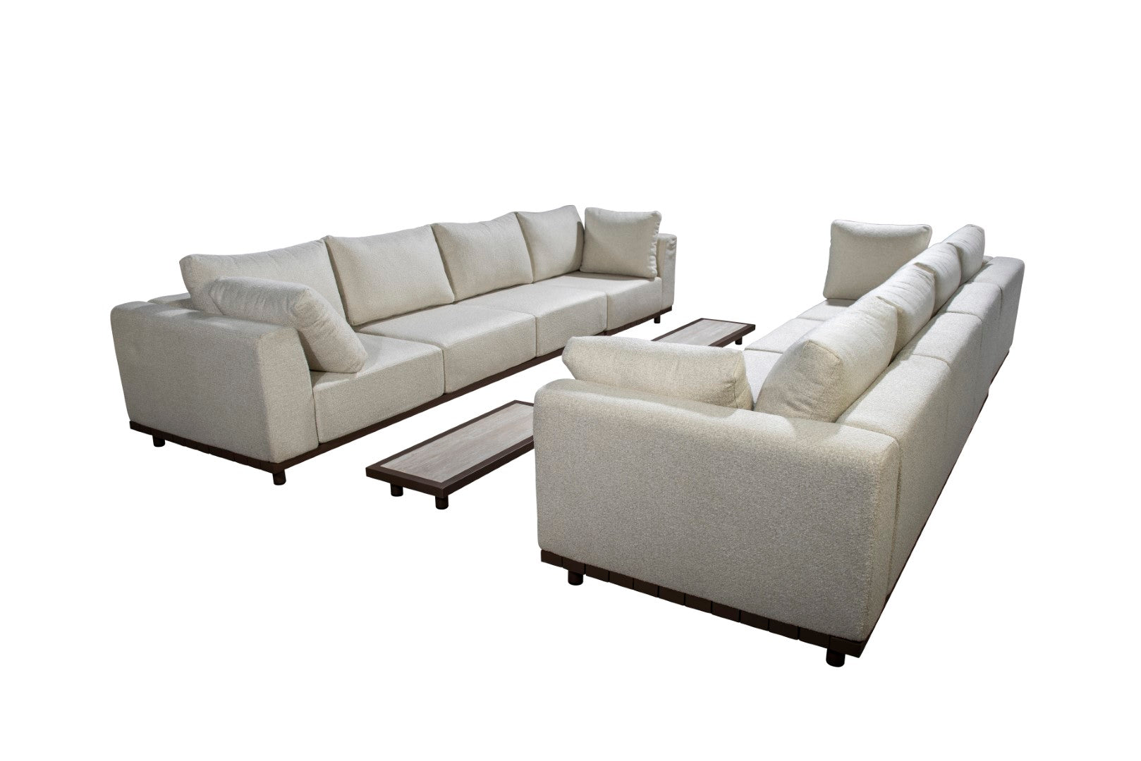 Bronze | Wool White / Met Salon Tafel
