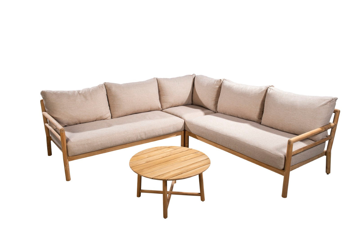 Maré | Couchtisch | Ø94x45 cm | Teak