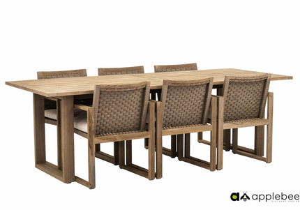 Apple Bee tuinmeubelen Antigua tuintafel | 240 x 95x 76 cm