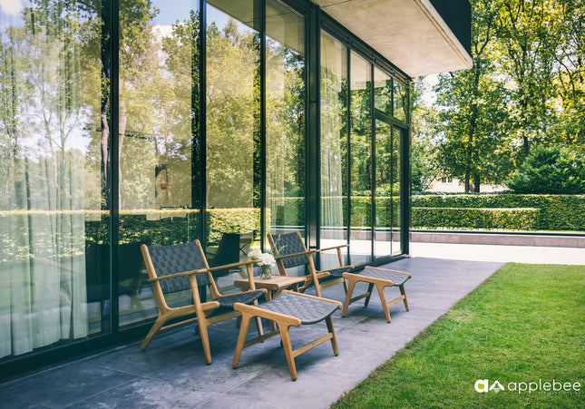 Apple Bee tuinmeubelen Apple Bee | Luc | Lage Rug Loungestoel |