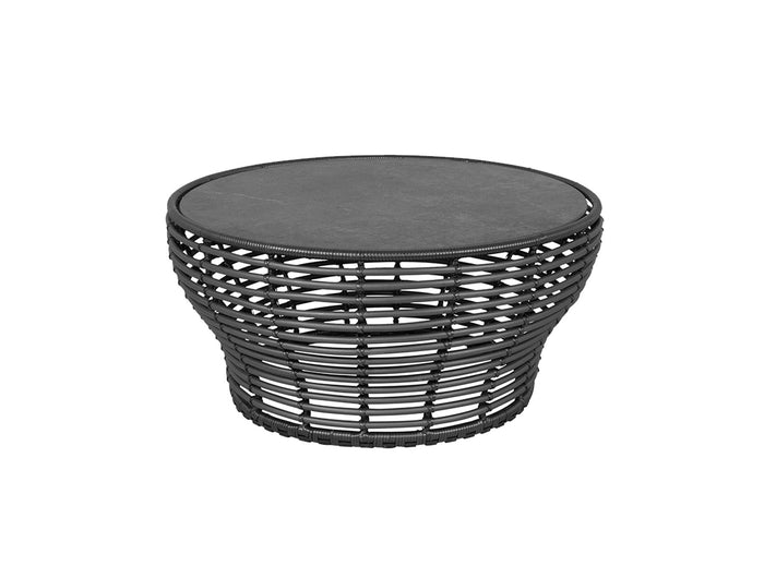 Cane-Line tuinmeubelen Basket Salontafel | Zwart of Naturel | 95cm