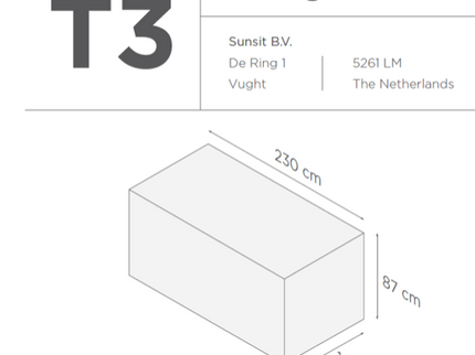 Suns | Beschermhoes voor Tuinset | T1-T2-T3-T7