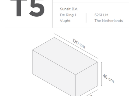 Suns | Beschermhoes voor Loungetafel | T4-T5-T6