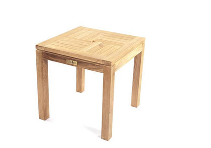 Garden Teak tuinmeubelen Collin bijzettafel 50 x 50 cm